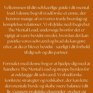 E-bog: Selvkærlig guide i dit mental load
